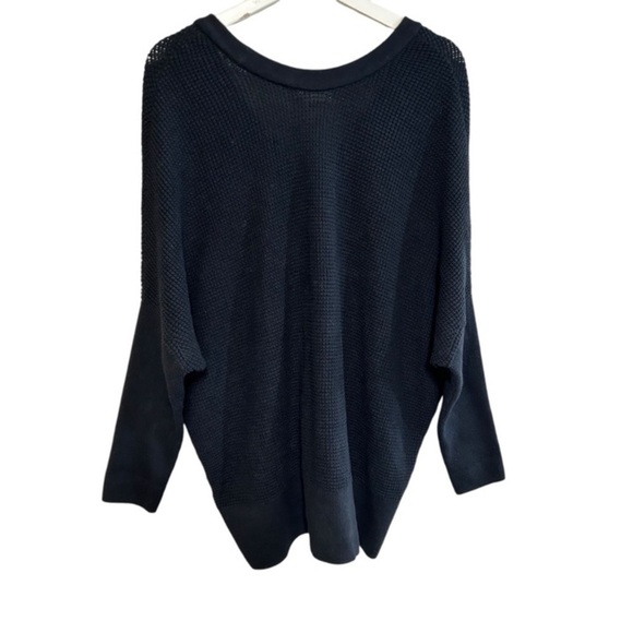 Vetta convertible capsule S The Waffle V-Neck Oversized Sweater cardigan organic - Picture 3 of 11